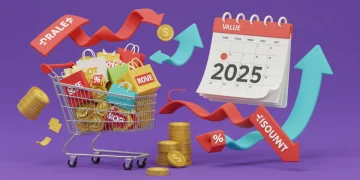 Daily Deal Picks Revealed: Top 4 Categories with 35% Price Drops Shopping cart with discounted items, symbolizing significant price drops in late 2025
