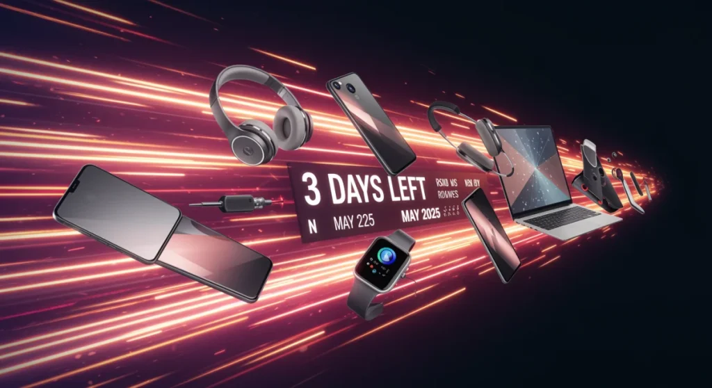 Flash Sales May 2025: Don’t Miss 3-Day Electronics Deals