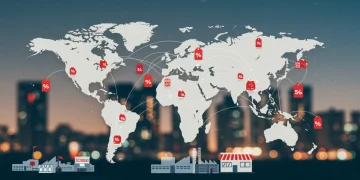 Global supply chain network impacting apparel discounts in 2025