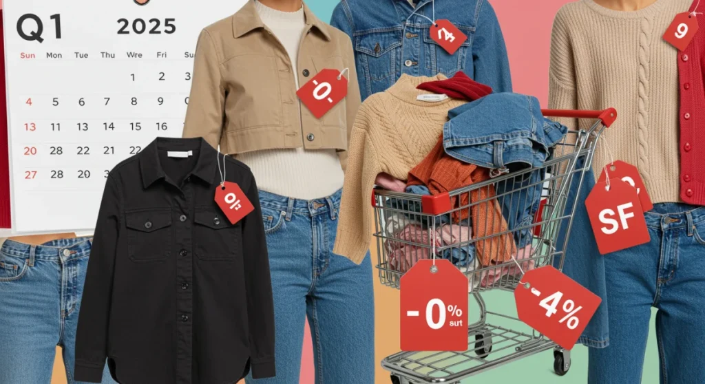 Top 5 Apparel Discount Events Q1 2025 US Consumers