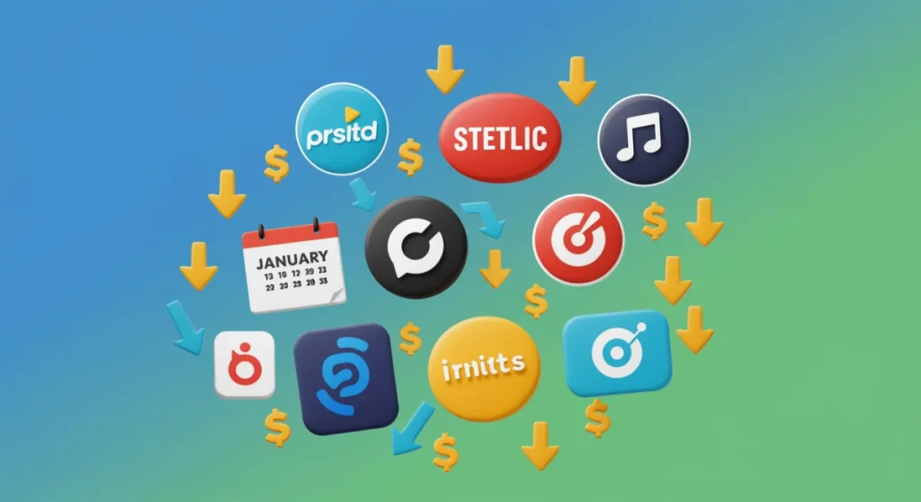 Recent Price Drops: 6 Popular Subscriptions Now 10% Cheaper (Jan 2025)