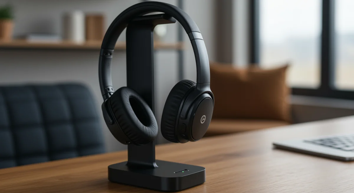 Premium wireless noise-canceling headset for remote work